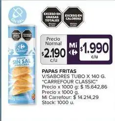 Carrefour Maxi Carrefour - classic papas fritas oferta