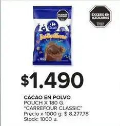 Carrefour Maxi Carrefour - cacao en polvo oferta