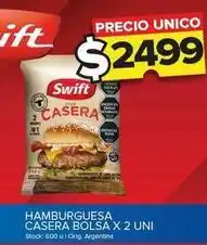 Carrefour Maxi Swift - hamburguesa casera oferta
