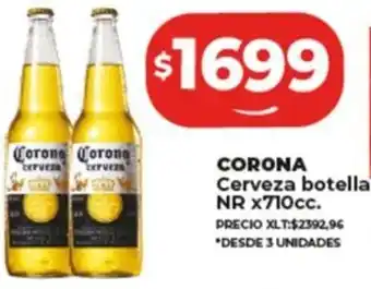Supermayorista Vital CORONA Cerveza botella NR x 710cc oferta