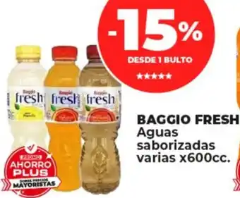 Supermayorista Vital BAGGIO FRESH Aguas saborizadas varias x 600cc oferta