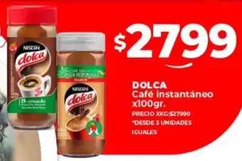 Supermayorista Vital DOLCA Café instantáneo x 100gr oferta