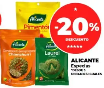 Supermayorista Vital ALICANTE Especias oferta