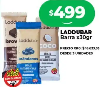 Supermayorista Vital LADDUBAR Barra x 30gr oferta