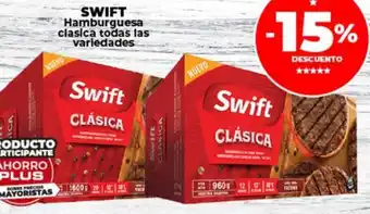 Supermayorista Vital SWIFT Hamburguesa clasica todas las variedades oferta
