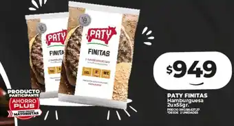 Supermayorista Vital PATY FINITAS Hamburguesa 2ux55gr oferta