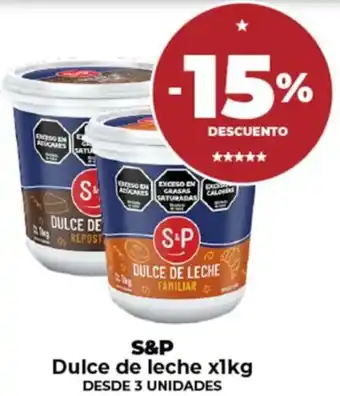 Supermayorista Vital S&P Dulce de leche x 1kg oferta