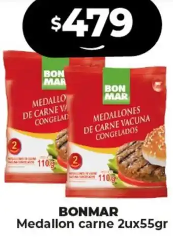 Supermayorista Vital BONMAR Medallon carne 2ux55gr oferta