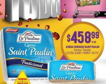 Makro Queso cremoso saint paulin oferta