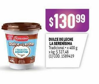 Makro Dulce de leche la serenísima oferta