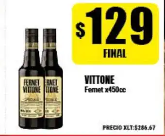 Supermayorista Vital Vittone Fernet x450cc oferta