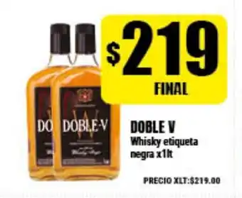 Supermayorista Vital Doble V Whisky etiqueta negra x1lt oferta