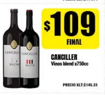Supermayorista Vital Canciller Vinos blend x750cc oferta