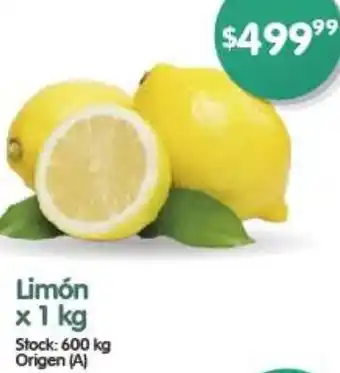 Supermercados Buenos Días Limón x 1kg oferta