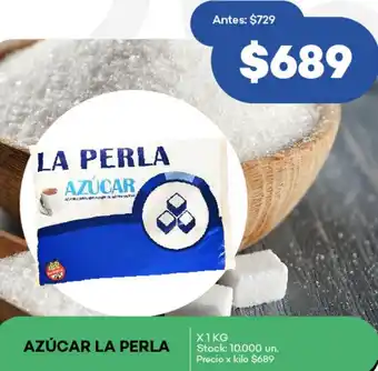 Supermercados Tadicor AZÚCAR LA PERLA x 1kg oferta