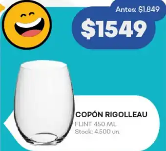 Supermercados Tadicor COPÓN RIGOLLEAU FLINT 450ML oferta