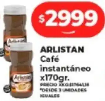 Supermayorista Vital ARLISTAN Café instantáneo x 170gr oferta
