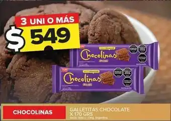 Carrefour Maxi Chocolinas - galletitas chocolate oferta