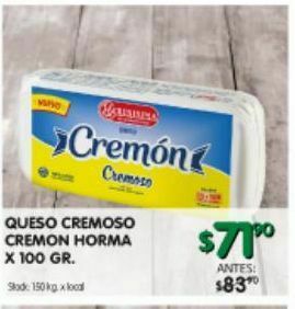Jumbo Queso cremoso cremon oferta