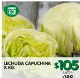 Jumbo Lechuga capuchina oferta