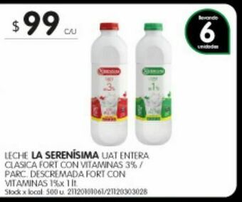 Jumbo Leche la serenísima oferta