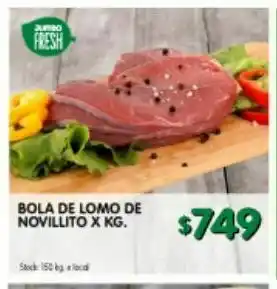 Jumbo Bola de lomo de novillito oferta
