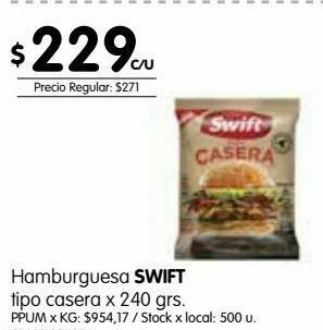 Jumbo Hamburguesas swift oferta
