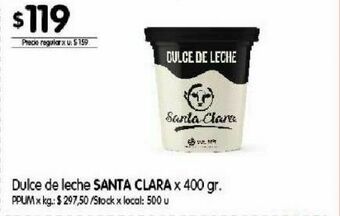Disco Dulce de leche santa clara oferta