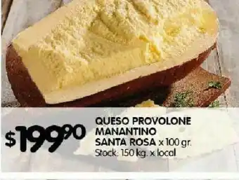 Disco Queso provolone oferta