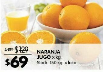 Disco Naranjas para jugo oferta