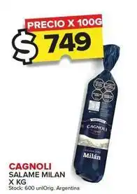 Carrefour Maxi Cagnoli - salame milan oferta