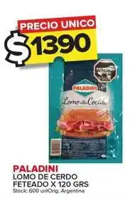 Carrefour Maxi Paladini - lomo de cerdo feteado oferta