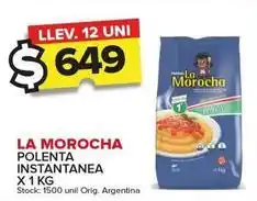 Carrefour Maxi La morocha - polenta instantanea oferta