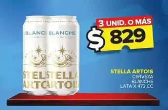 Carrefour Maxi Stella artois - cerveza blanche oferta