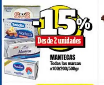 Supermayorista Vital Mantecas Todas las marcas x100/200/500gr oferta