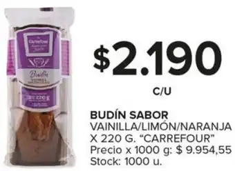 Carrefour Maxi VAINILLA/LIMÓN/NARANJA X 220G oferta