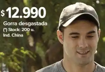 Carrefour Gorra desgastada oferta