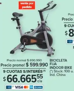 Carrefour BICICLETA FIJA INDOOR BIKE oferta