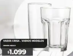 Supermayorista Vital VASOS CRISA. VARIOS MODELOS oferta