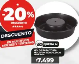 Supermayorista Vital MOLDE PARA TORTA MULTIFON REMOV.24CM oferta