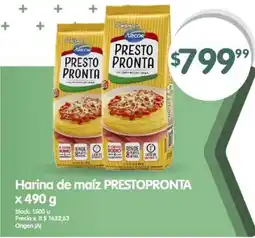 Supermercados Buenos Días Harina de maíz PRESTOPRONTA x 490g oferta