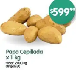 Supermercados Buenos Días Papa Cepillada x 1kg oferta