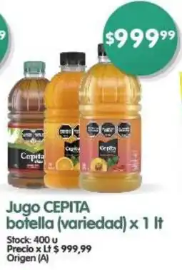 Supermercados Buenos Días Jugo CEPITA botella x 1It oferta