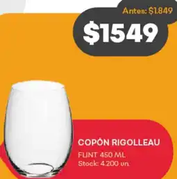 Supermercados Tadicor COPÓN RIGOLLEAU FLINT 450ML oferta