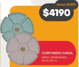 Supermercados Tadicor COPETINERO CAROL AREIA VARIEDADES oferta