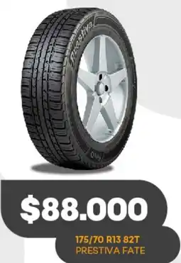 Supermercados Tadicor 175/70 R13 82T PRESTIVA FATE oferta