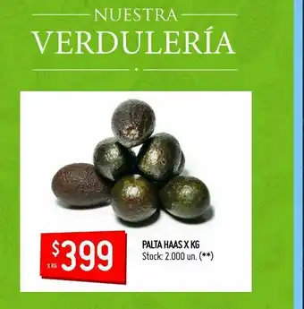 Changomas Palta haas x kg oferta
