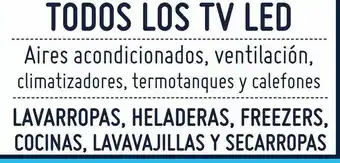 Changomas Aires acondicionados, ventilación, climatizadores, termotanques y calefones oferta