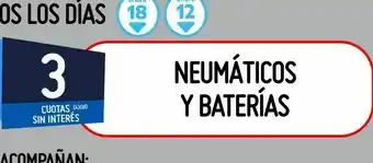 Changomas Neumáticos y baterías oferta
