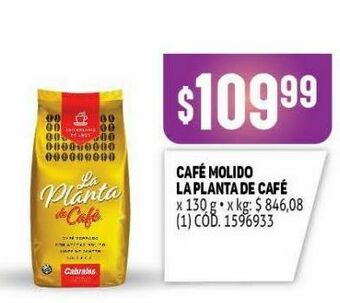 Makro Café molido la planta de café oferta